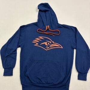 MV Sport Navy and Orange UTSA Men's Hoodie Size Medium